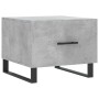 Mesa de centro 2 uds madera ingeniería gris hormigón 50x50x40cm de vidaXL, Mesas de centro - Ref: Foro24-829453, Precio: 72,2...