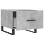 Mesa de centro 2 uds madera ingeniería gris hormigón 50x50x40cm de vidaXL, Mesas de centro - Ref: Foro24-829453, Precio: 72,2...