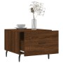 Coffee tables 2 pcs oak brown engineered wood 50x50x40cm by vidaXL, Coffee table - Ref: Foro24-829443, Price: 76,99 €, Discou...