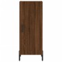 Aparador alto madera contrachapada roble marrón 34,5x34x180 cm de vidaXL, Aparadores - Ref: Foro24-3199184, Precio: 107,87 €,...