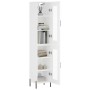 Aparador alto madera contrachapada blanco 34,5x34x180 cm de vidaXL, Aparadores - Ref: Foro24-3199433, Precio: 104,73 €, Descu...