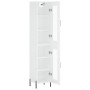 Aparador alto madera contrachapada blanco 34,5x34x180 cm de vidaXL, Aparadores - Ref: Foro24-3199433, Precio: 104,73 €, Descu...