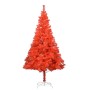 Pre-lit Christmas tree with lights and balls red 210 cm by vidaXL, Christmas trees - Ref: Foro24-3077601, Price: 81,99 €, Dis...