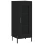 Black plywood sideboard 34.5x34x180 cm by vidaXL, Sideboards - Ref: Foro24-3199434, Price: 104,73 €, Discount: %