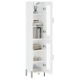 High glossy white plywood sideboard 34.5x34x180 cm by vidaXL, Sideboards - Ref: Foro24-3199435, Price: 114,99 €, Discount: %