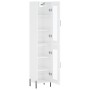 High glossy white plywood sideboard 34.5x34x180 cm by vidaXL, Sideboards - Ref: Foro24-3199435, Price: 114,99 €, Discount: %