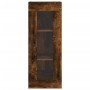 Aparador de madera contrachapada roble ahumado 34,5x34x180 cm de vidaXL, Aparadores - Ref: Foro24-3199438, Precio: 103,56 €, ...