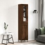 Tall brown oak plywood sideboard 34.5x34x180 cm by vidaXL, Sideboards - Ref: Foro24-3199504, Price: 110,26 €, Discount: %