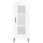 Tall white glossy plywood sideboard 34.5x34x180 cm by vidaXL, Sideboards - Ref: Foro24-3199443, Price: 110,15 €, Discount: %