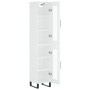 Tall white plywood sideboard 34.5x34x180 cm by vidaXL, Sideboards - Ref: Foro24-3199449, Price: 107,99 €, Discount: %