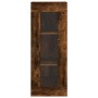 Aparador de madera contrachapada roble ahumado 34,5x34x180 cm de vidaXL, Aparadores - Ref: Foro24-3199454, Precio: 104,06 €, ...