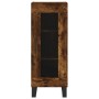 Aparador de madera contrachapada roble ahumado 34,5x34x180 cm de vidaXL, Aparadores - Ref: Foro24-3199454, Precio: 104,06 €, ...