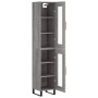 Aparador alto madera contrachapada gris Sonoma 34,5x34x180 cm de vidaXL, Aparadores - Ref: Foro24-3199455, Precio: 107,27 €, ...