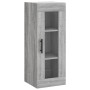 Aparador alto madera contrachapada gris Sonoma 34,5x34x180 cm de vidaXL, Aparadores - Ref: Foro24-3199455, Precio: 107,27 €, ...