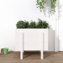 Jardinera de madera maciza de pino blanco 62x50x57 cm de vidaXL, Maceteros y jardineras - Ref: Foro24-825206, Precio: 57,14 €...