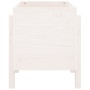 Jardinera de madera maciza de pino blanco 62x50x57 cm de vidaXL, Maceteros y jardineras - Ref: Foro24-825206, Precio: 56,99 €...