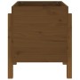 Solid pine wood planter in honey brown color, 62x50x57 cm by vidaXL, Pots and planters - Ref: Foro24-825208, Price: 73,30 €, ...