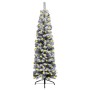 Slim Christmas tree with snow PVC green 150 cm by vidaXL, Christmas trees - Ref: Foro24-3077755, Price: 55,19 €, Discount: %