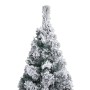 Slim Christmas tree with snow PVC green 150 cm by vidaXL, Christmas trees - Ref: Foro24-3077755, Price: 55,19 €, Discount: %