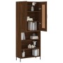 Tall oak brown plywood sideboard 69.5x34x180 cm by vidaXL, Sideboards - Ref: Foro24-3200080, Price: 144,38 €, Discount: %