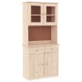 Aparador alto ALTA madera maciza de pino 77x35x165 cm de vidaXL, Aparadores - Ref: Foro24-3187773, Precio: 290,61 €, Descuent...