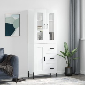 High glossy white plywood sideboard 69.5x34x180 cm by vidaXL, Sideboards - Ref: Foro24-3198667, Price: 203,99 €, Discount: %