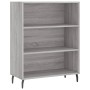 High sideboard sonoma gray plywood 69.5x34x180 cm by vidaXL, Sideboards - Ref: Foro24-3200087, Price: 121,97 €, Discount: %