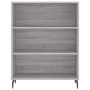 High sideboard sonoma gray plywood 69.5x34x180 cm by vidaXL, Sideboards - Ref: Foro24-3200087, Price: 121,97 €, Discount: %