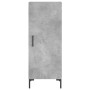 Aparador de madera contrachapada gris hormigón 34,5x34x180 cm de vidaXL, Aparadores - Ref: Foro24-3199173, Precio: 103,16 €, ...