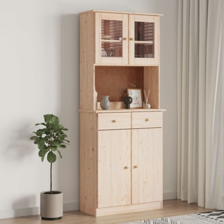 ALTA tall sideboard solid pine wood 77x35x188 cm by vidaXL, Sideboards - Ref: Foro24-3187775, Price: 273,70 €, Discount: %