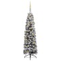 Árbol de Navidad preiluminado con luces y bolas verde 180 cm de vidaXL, Arboles de navidad - Ref: Foro24-3077809, Precio: 83,...