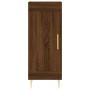 Aparador alto madera contrachapada roble marrón 34,5x34x180 cm de vidaXL, Aparadores - Ref: Foro24-3199488, Precio: 102,37 €,...