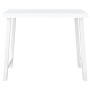 Mesa de camping con aspecto de madera PP blanco 79x56x64 cm de vidaXL, Mesas de jardín - Ref: Foro24-364737, Precio: 48,99 €,...