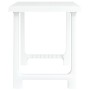 Mesa de camping con aspecto de madera PP blanco 79x56x64 cm de vidaXL, Mesas de jardín - Ref: Foro24-364737, Precio: 48,99 €,...