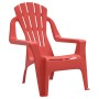 Children's garden chairs 2 pcs wood look PP red 37x34x44 cm by vidaXL, Garden chairs - Ref: Foro24-364738, Price: 46,39 €, Di...