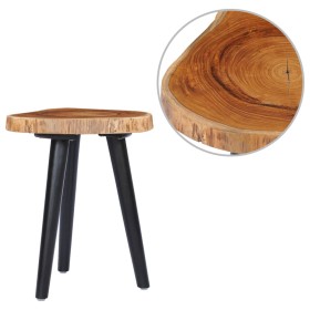 Mesa de centro de madera de teca maciza 40x45 cm de vidaXL, Mesas de centro - Ref: Foro24-281650, Precio: 72,36 €, Descuento: %