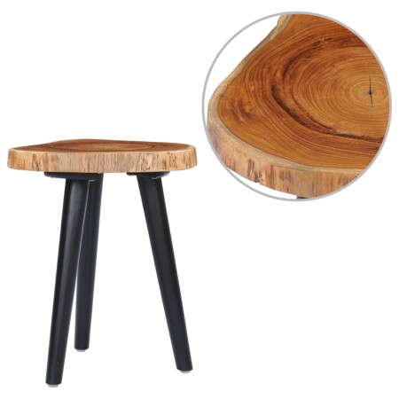 Mesa de centro de madera de teca maciza 40x45 cm de vidaXL, Mesas de centro - Ref: Foro24-281650, Precio: 67,99 €, Descuento: %