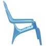 Garden chairs for children 2 pcs wood-like appearance PP blue 37x34x44 cm by vidaXL, Garden chairs - Ref: Foro24-364739, Pric...