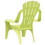 Children's garden chairs 2 pcs wood look PP green 37x34x44cm by vidaXL, Garden chairs - Ref: Foro24-364740, Price: 51,97 €, D...