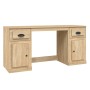 idaXL Sonoma oak plywood desk with cabinet by vidaXL, Desks - Ref: Foro24-3185330, Price: 166,19 €, Discount: %