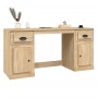 idaXL Sonoma oak plywood desk with cabinet by vidaXL, Desks - Ref: Foro24-3185330, Price: 166,19 €, Discount: %