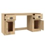 idaXL Sonoma oak plywood desk with cabinet by vidaXL, Desks - Ref: Foro24-3185330, Price: 166,19 €, Discount: %