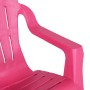 Sillas de jardín niños 2 uds aspecto madera PP rosa 37x34x44 cm de vidaXL, Sillas de jardín - Ref: Foro24-364741, Precio: 49,...