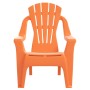 Children's garden chairs 2 pcs wood look PP orange 37x34x44 cm by vidaXL, Garden chairs - Ref: Foro24-364742, Price: 48,11 €,...