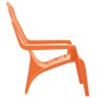 Children's garden chairs 2 pcs wood look PP orange 37x34x44 cm by vidaXL, Garden chairs - Ref: Foro24-364742, Price: 45,99 €,...