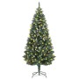 Artificial Christmas tree illuminated with lights and pine cones 180 cm by vidaXL, Christmas trees - Ref: Foro24-3077747, Pri...