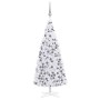 Árbol de Navidad preiluminado con luces y bolas blanco 400 cm de vidaXL, Arboles de navidad - Ref: Foro24-3077887, Precio: 36...