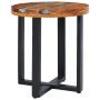 Mesa de centro de madera maciza de teca y polirresina 40x45 cm de vidaXL, Mesas de centro - Ref: Foro24-281652, Precio: 104,9...