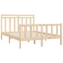 Solid pine wood bed frame 150x200 cm by vidaXL, Beds and slatted bases - Ref: Foro24-3107033, Price: 153,99 €, Discount: %