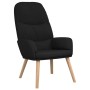 Sillón de relax de tela negro de vidaXL, Sillones - Ref: Foro24-340996, Precio: 110,00 €, Descuento: %